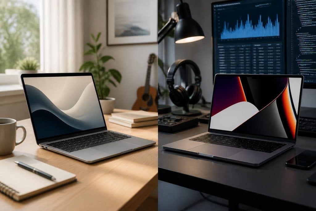découvrez les différences clés entre le macbook air et le macbook pro en termes de performances, design et usages pour choisir le modèle adapté à vos besoins.