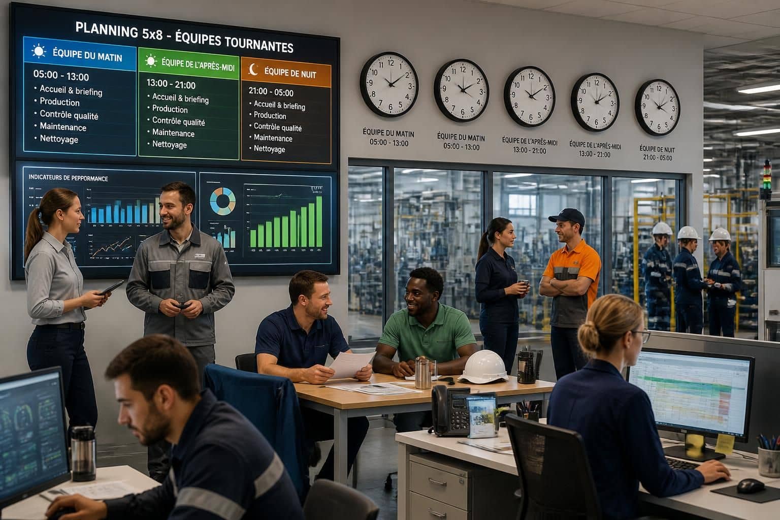 découvrez tout sur le travail en 5 x 8 : son fonctionnement, les horaires spécifiques et les avantages pour les employés.