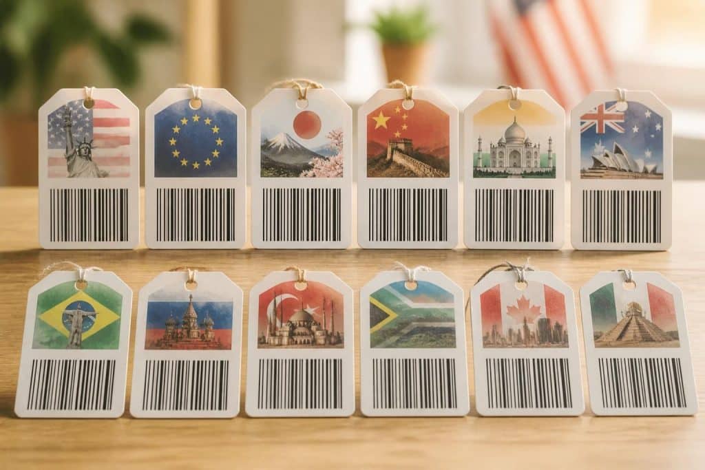 découvrez la liste complète des codes à barres par pays avec les préfixes correspondants et l'origine des produits pour mieux identifier leur provenance.