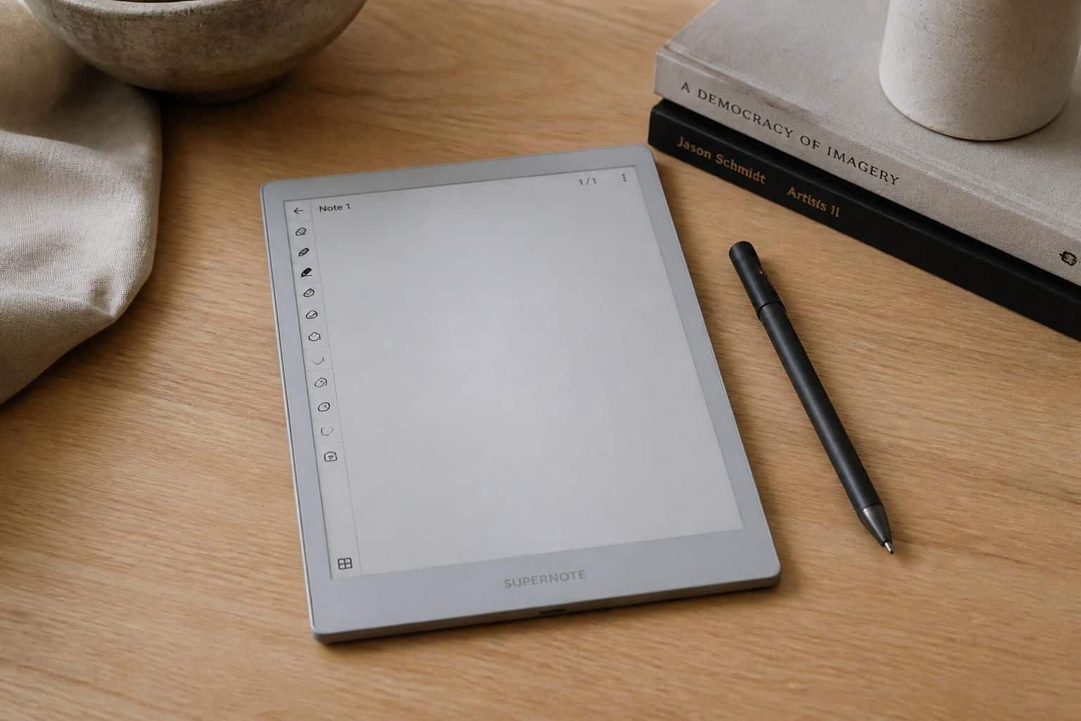 découvrez la supernote nomad, une tablette e-ink 7,8 pouces conçue pour écrire sans distraction, alliant confort d’écriture et technologie avancée pour une productivité optimale.